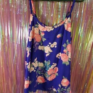 Torrid 2 neon blue and pink tank